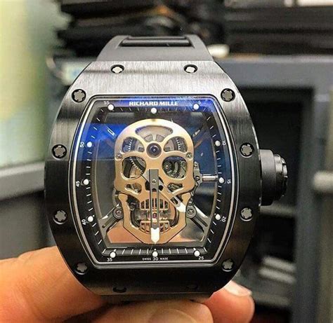 richard mille gold skull watch|Richard Mille watches skeleton.